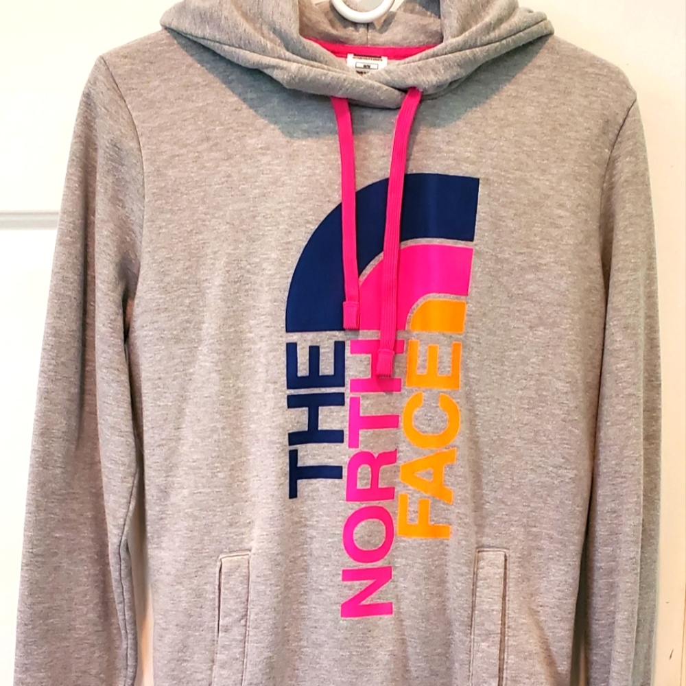 The North Face Grey Rainbow Hoodie